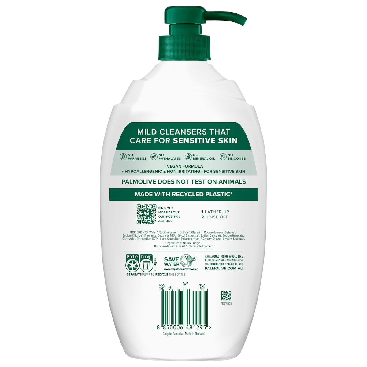 Palmolive Mild & Sensitive Body Wash 1 Litre