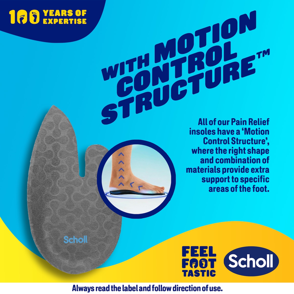 Scholl In-balance Heel & Ankle Orthotic Insole Large