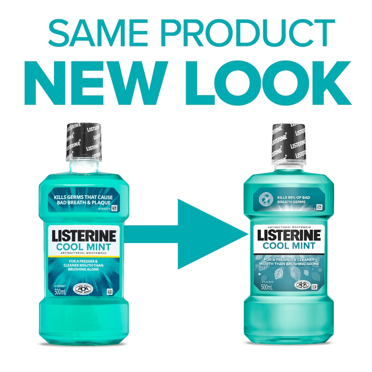 Listerine Cool Mint Antibacterial Mouthwash 250ml