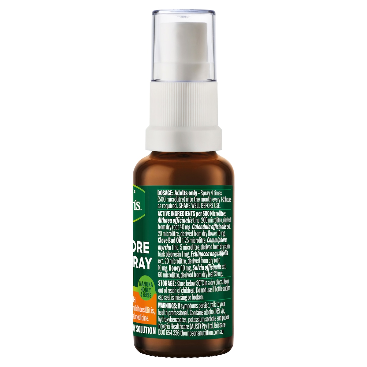 Thompsons Manuka Sore Throat Spray 25ml