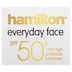 Hamilton Sunscreen Everyday Face Lotion SPF 50+ 75g