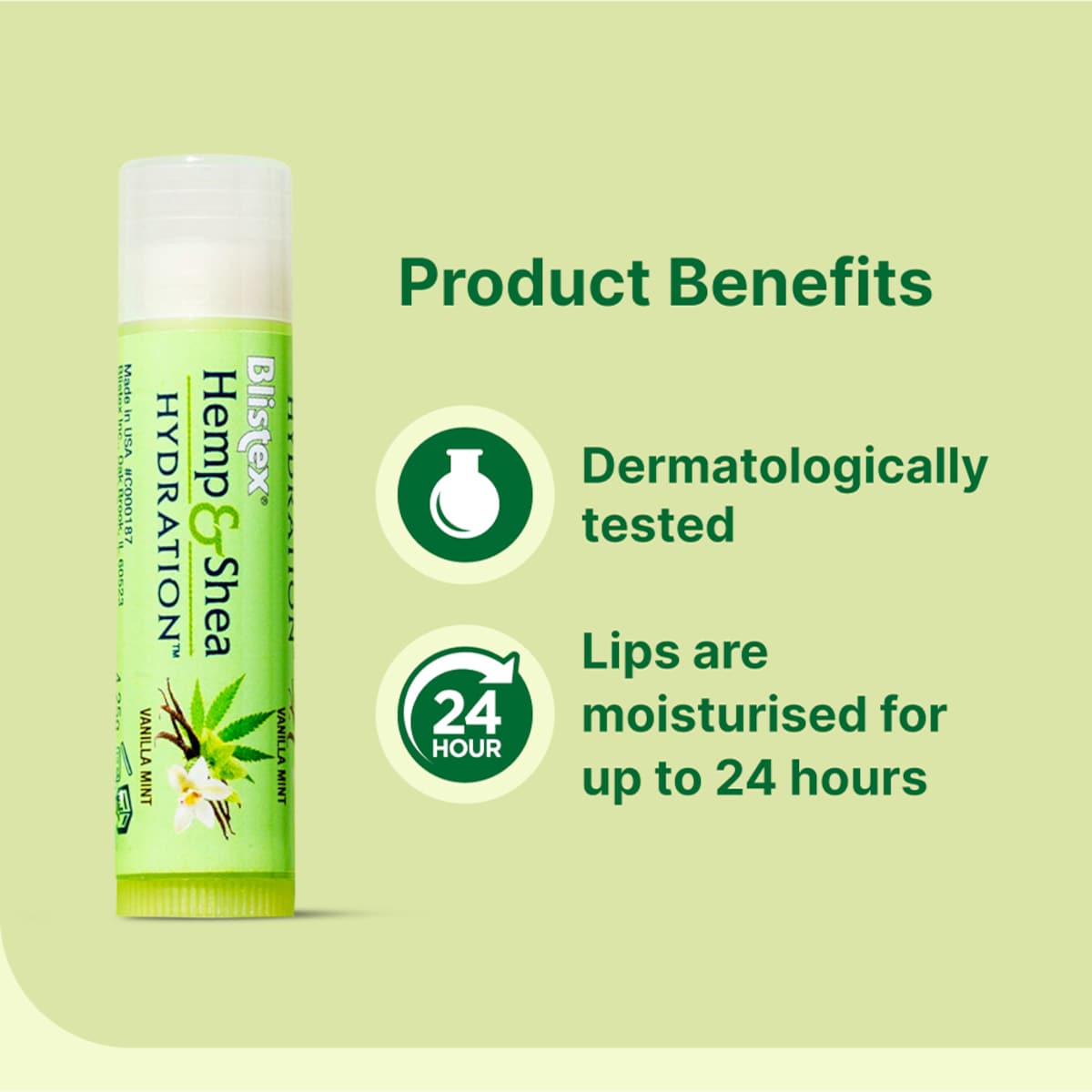 Blistex Hemp & Shea Hydration Lip Balm 4.25g