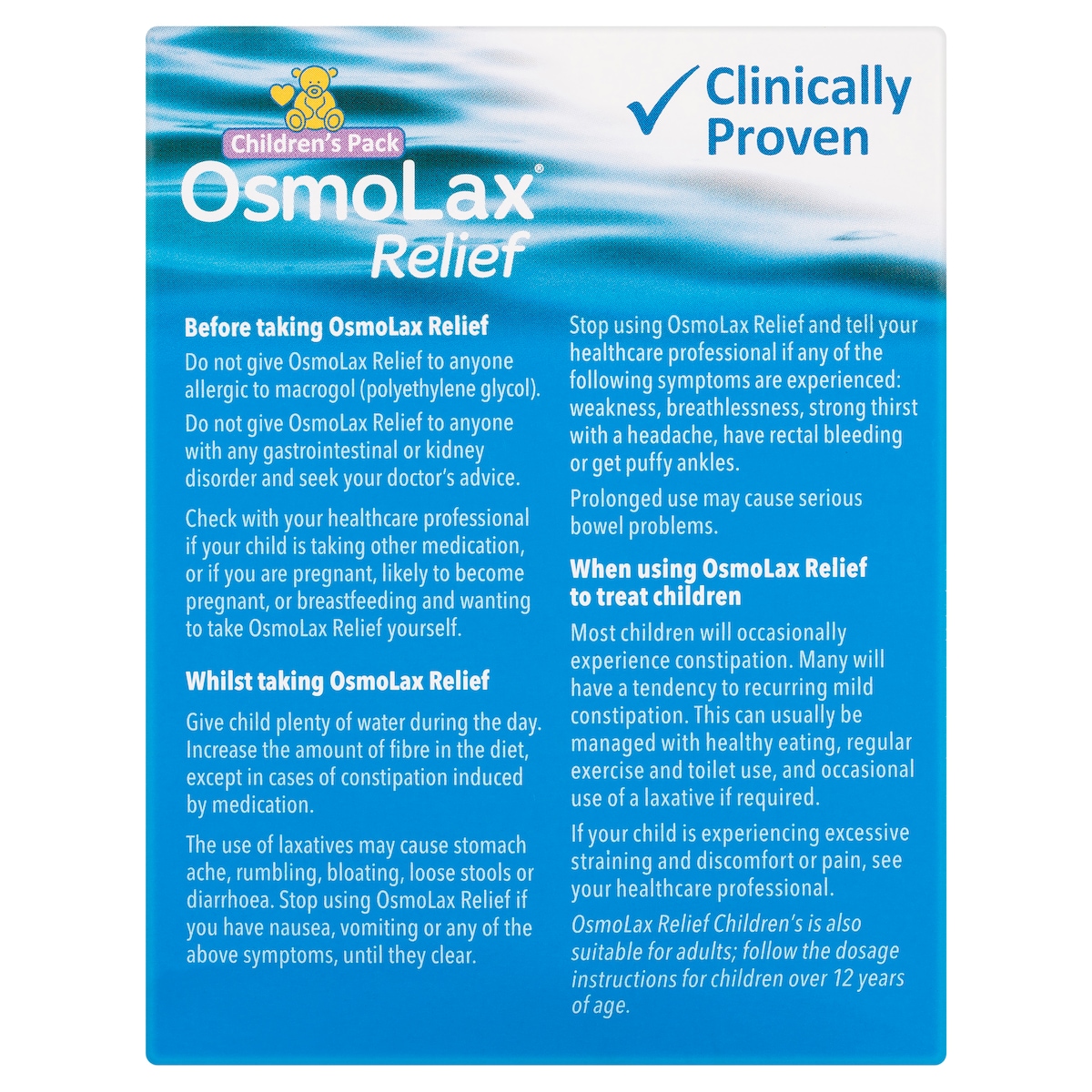 OsmoLax Relief Children's 35 Doses 298g