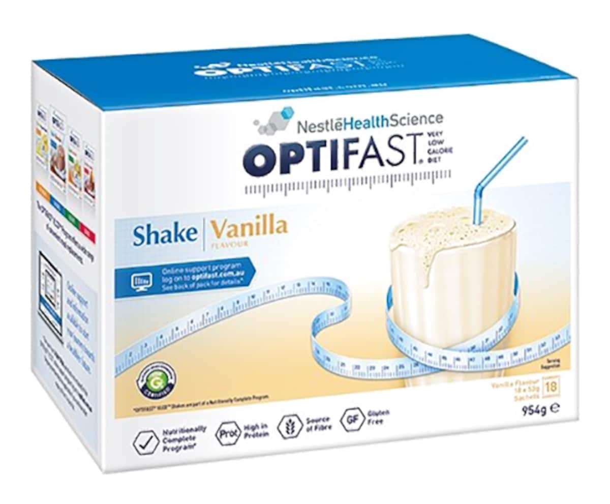 Optifast VLCD Shake Vanilla 18 Serves Australia