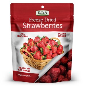 DJ&A Freeze Dried Strawberries 50g