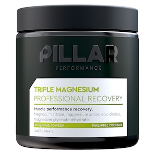 Pillar Performance Triple Magnesium Powder Pineapple Coconut 200g