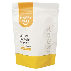 Happy Way Whey Protein Water Powder Tropical Crush 420g