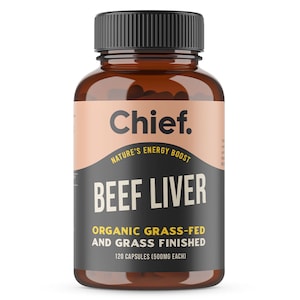 Chief Organic Beef Liver 120 Capsules