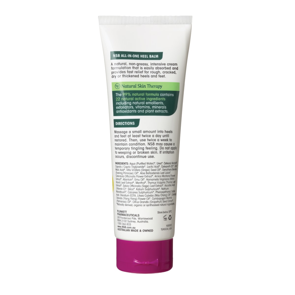 NS8 Heel Balm Complex 125ml