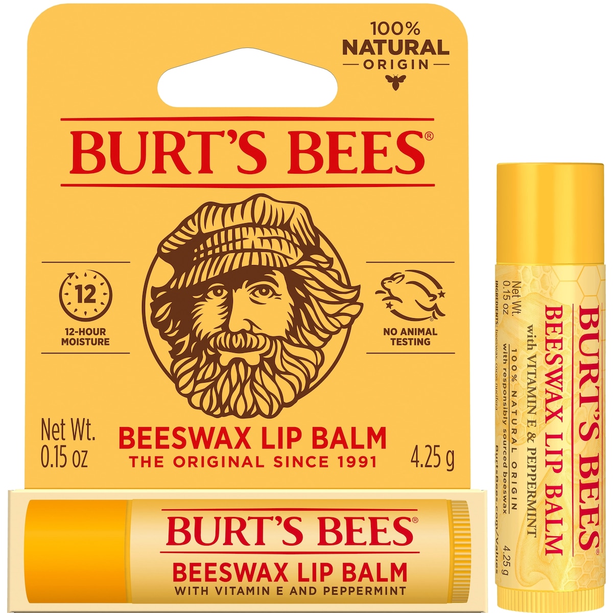 Burts Bees Beeswax Lip Balm 4.25g