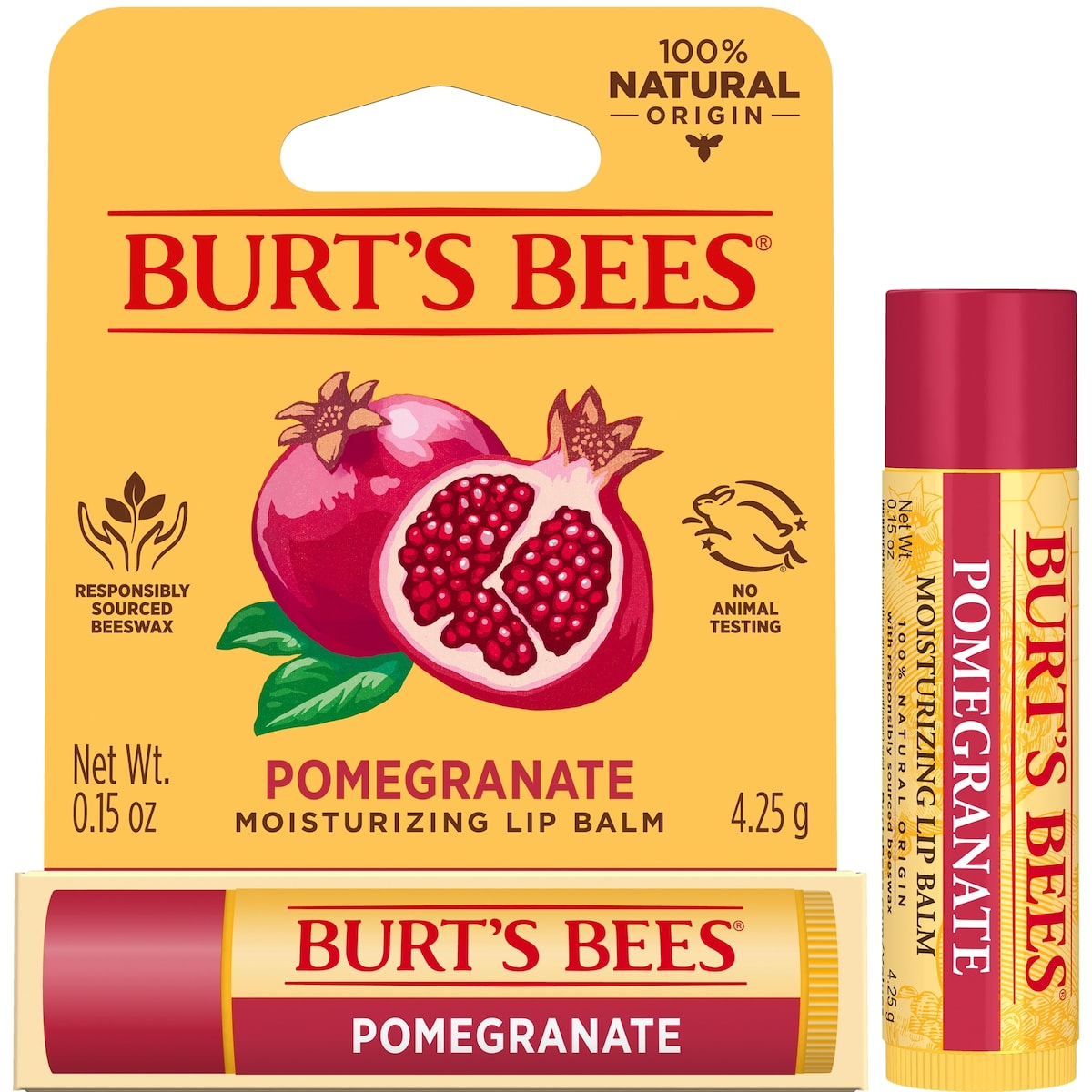 Burts Bees Pomegranate Lip Balm 4.25g