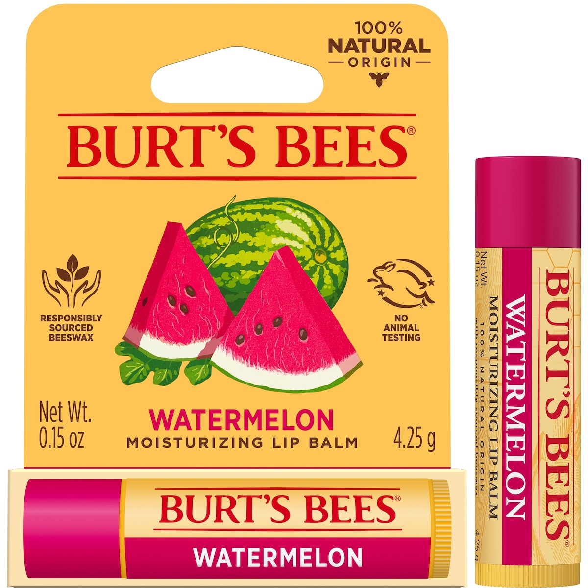 Burts Bees Watermelon Lip Balm 4.25g