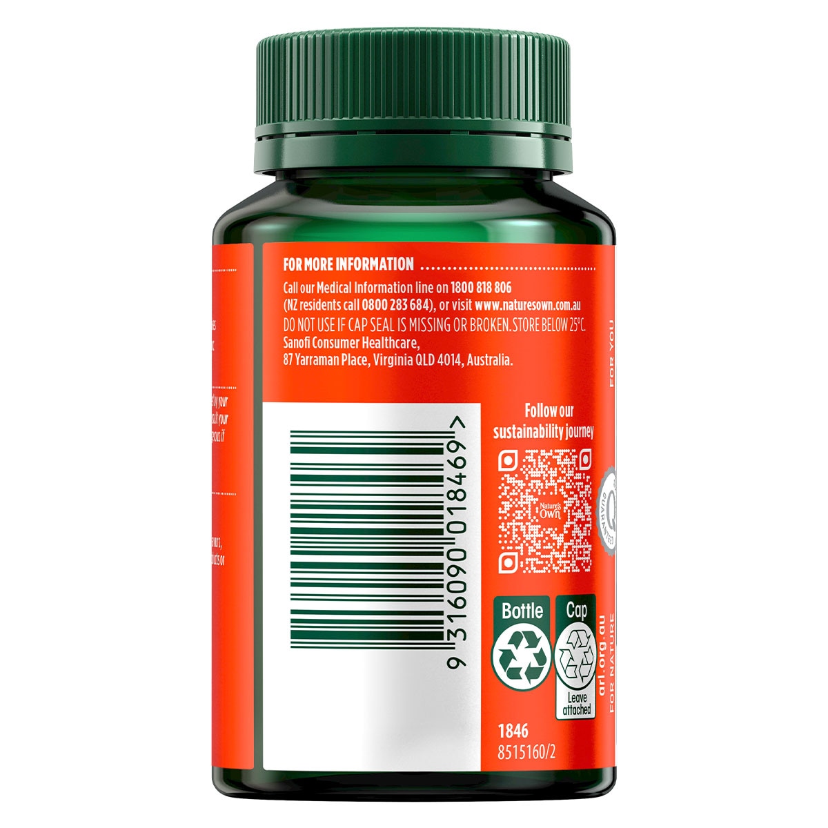 Nature's Own Zinc 30mg 120 Tablets