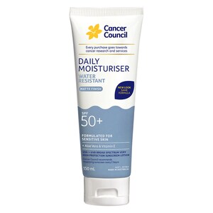 Cancer Council Face & Body Moisturiser Water Resistant SPF50+ 150ml