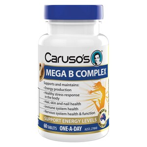 Carusos Mega B Complex 60 Tablets