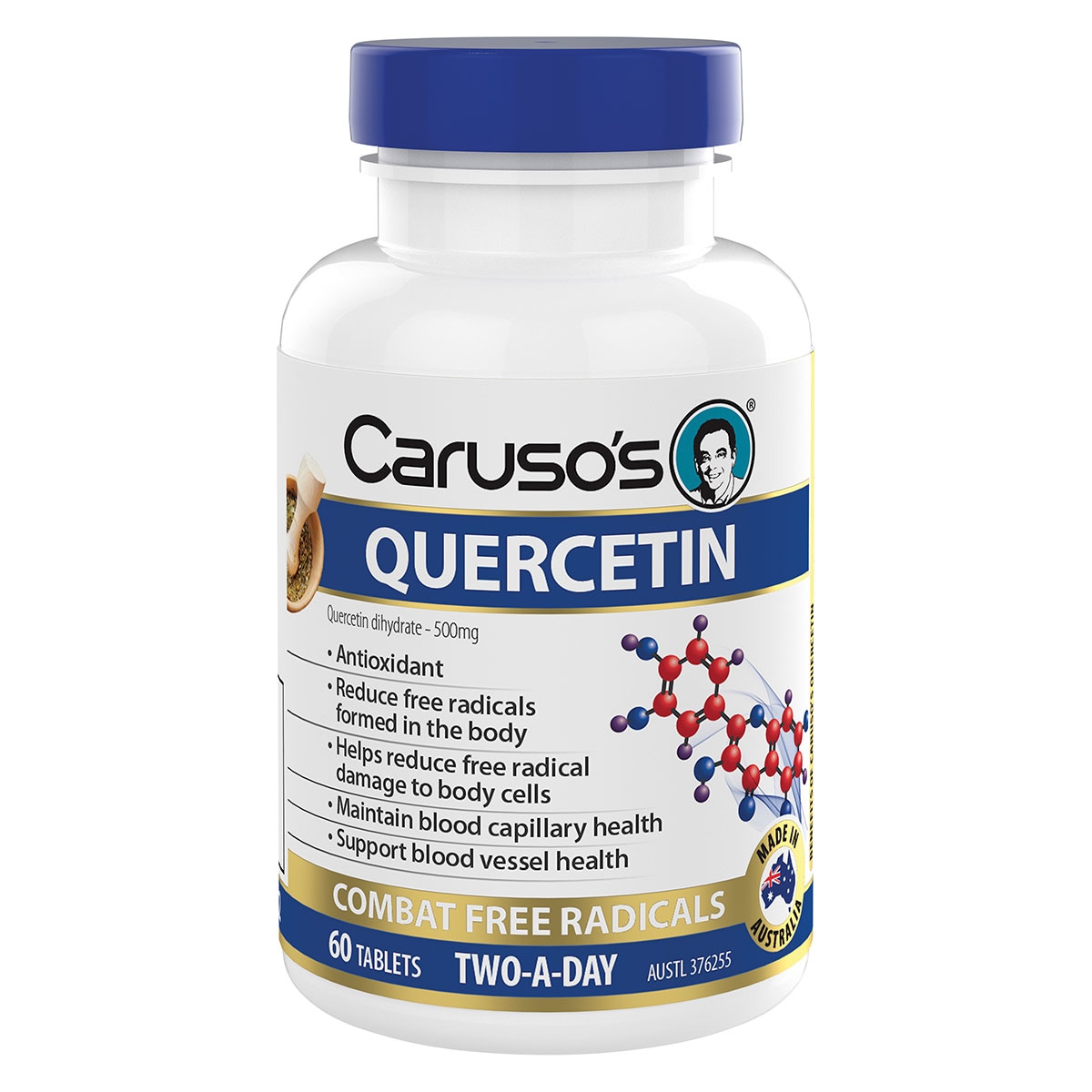 Carusos Quercetin 500mg 60 Tablets