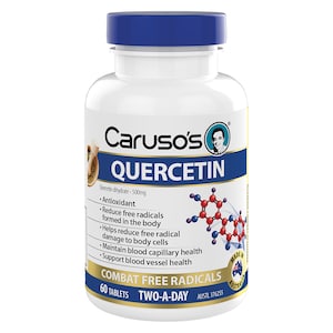 Carusos Quercetin 500mg 60 Tablets