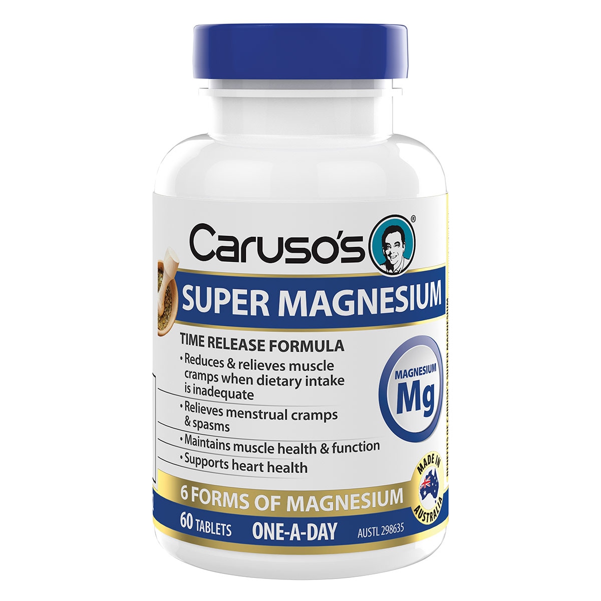 Carusos Super Magnesium 60 Tablets | Healthylife Australia