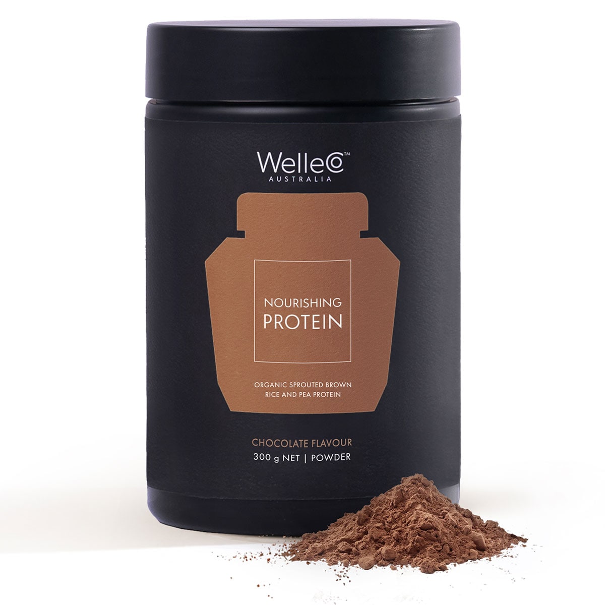 WelleCo Nourishing Vegan Protein Chocolate Flavour 300g