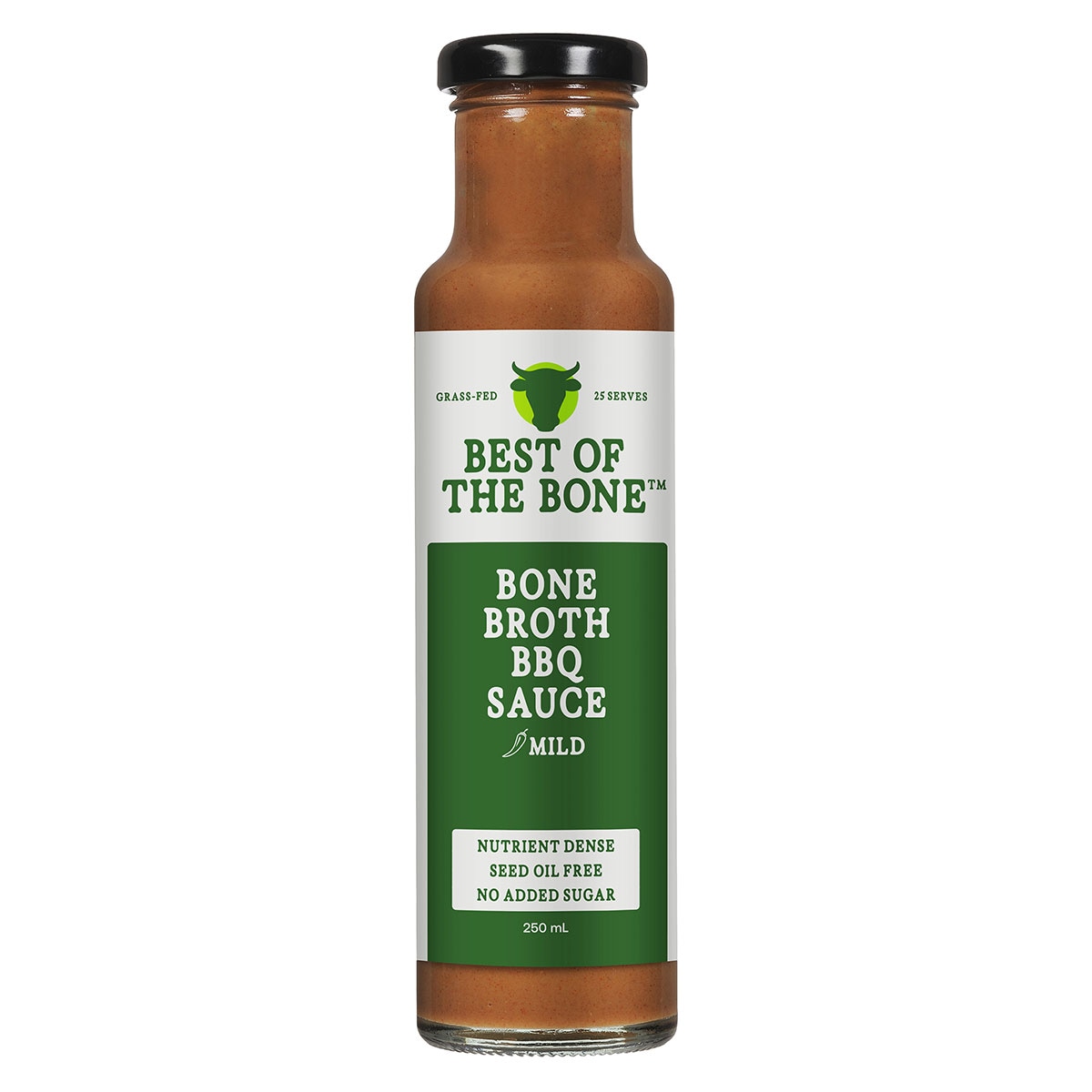 Best Of The Bone BONE-B-Q BBQ Sauce Mild Spice 250g