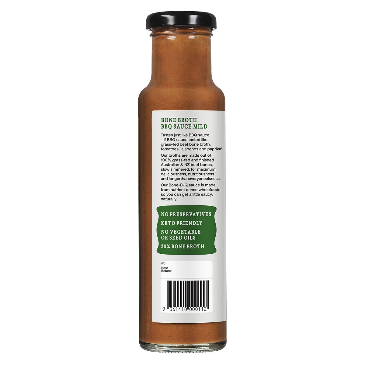 Best Of The Bone BONE-B-Q BBQ Sauce Mild Spice 250g