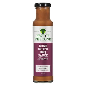 Best Of The Bone BONE-B-Q BBQ Sauce Medium Spice 250g