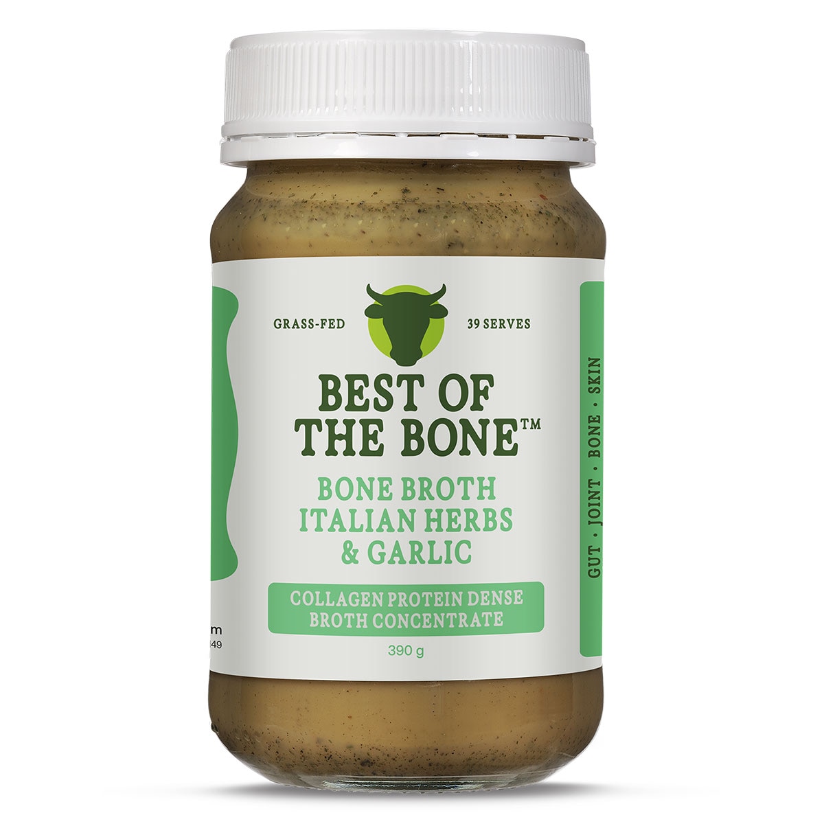 Best Of The Bone Italian Herbs & Garlic Bone Broth Concentrate 390g