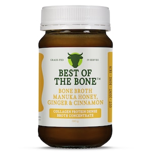 Best Of The Bone Broth Concentrate Manuka Honey Cinnamon & Ginger 390g