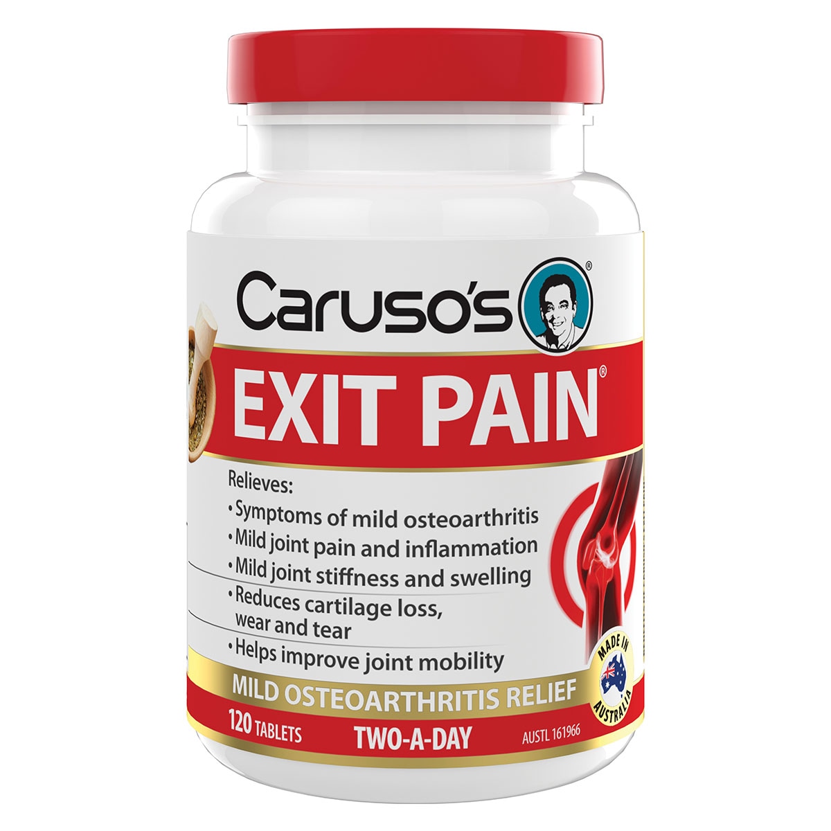 Carusos Exit Pain 120 Tablets