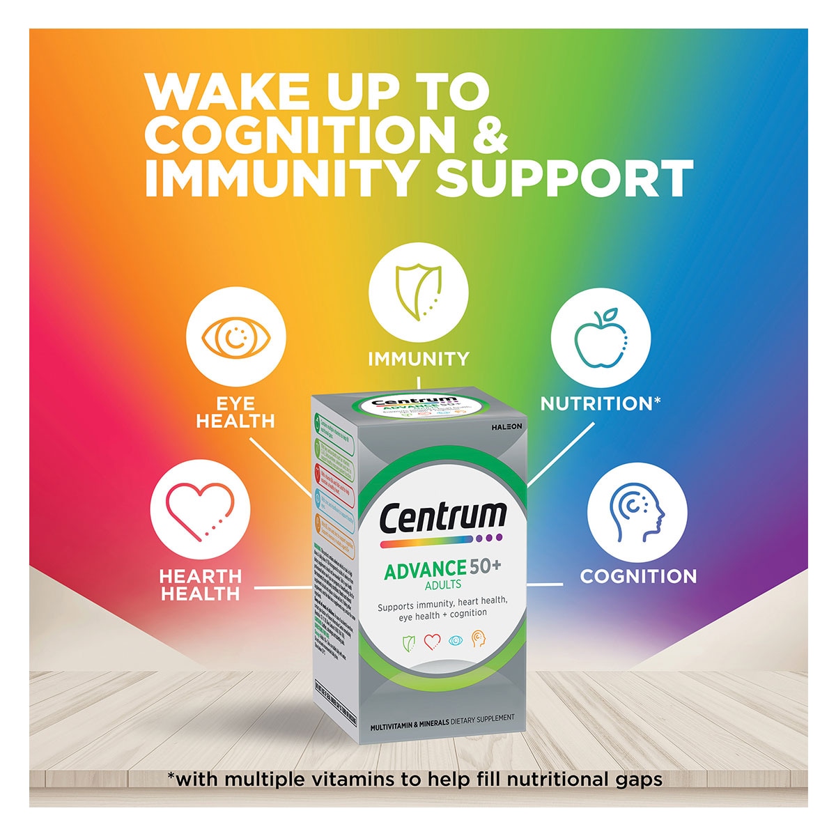 Centrum Advance 50+ 100 Tablets