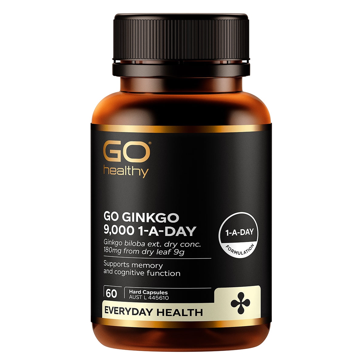 GO Healthy 1-A-Day GinkGO 9000 60 Capsules