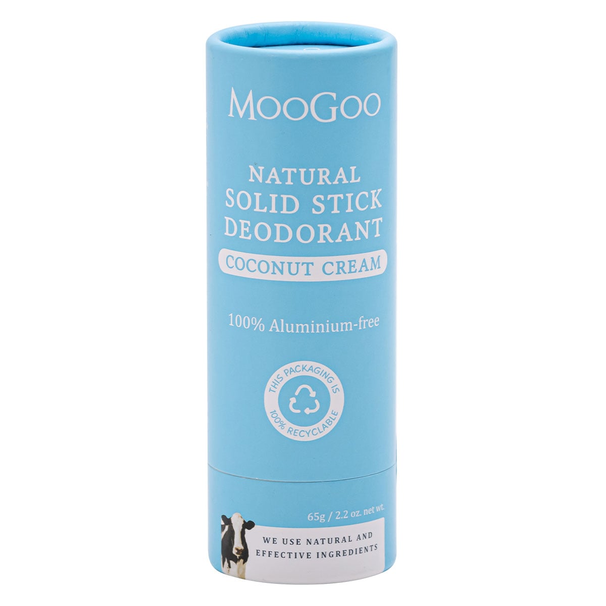 MooGoo Natural Deodorant Stick Coconut Cream 65g