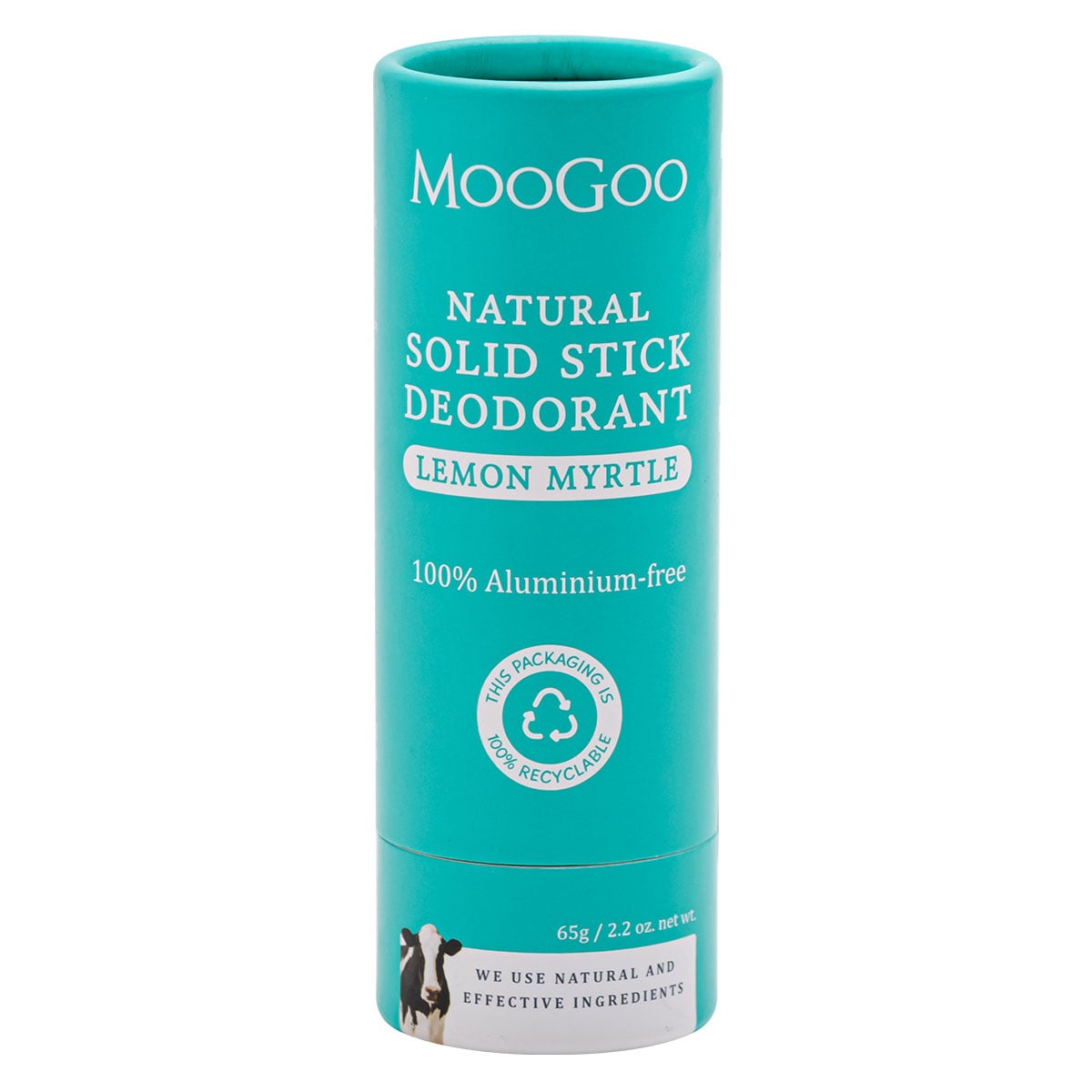 MooGoo Natural Deodorant Stick Lemon Myrtle 65g