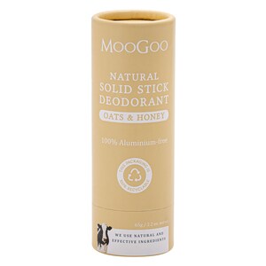 MooGoo Natural Deodorant Stick Oats & Honey 65g