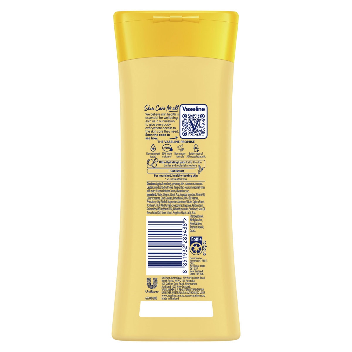 Vaseline Body Lotion Dry 225ml