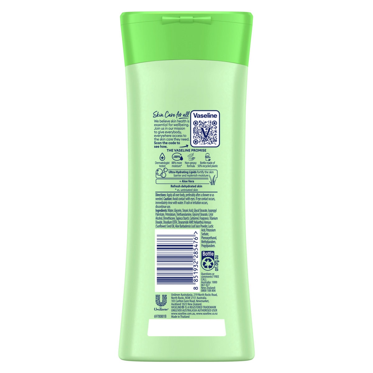 Vaseline Intensive Care Body Lotion Aloe Soothe 225ml