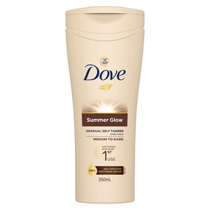 Dove Summer Glow Self Tan Body Lotion Medium/Dark 250ml