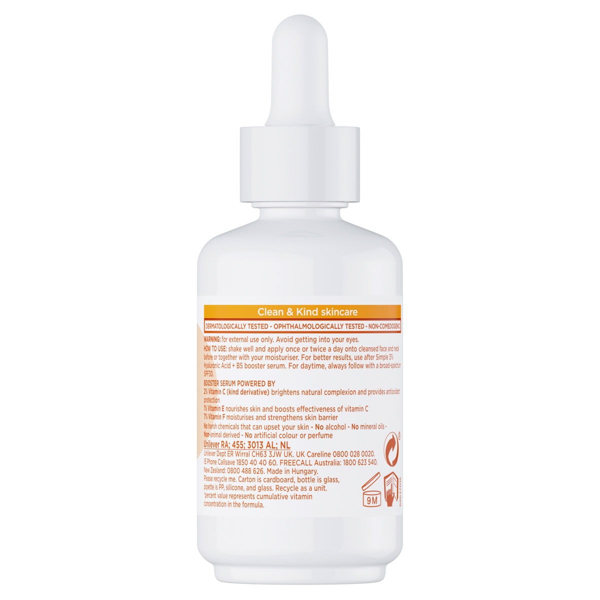 Simple Booster Serum 10% Vitamins C + E + F 30ml