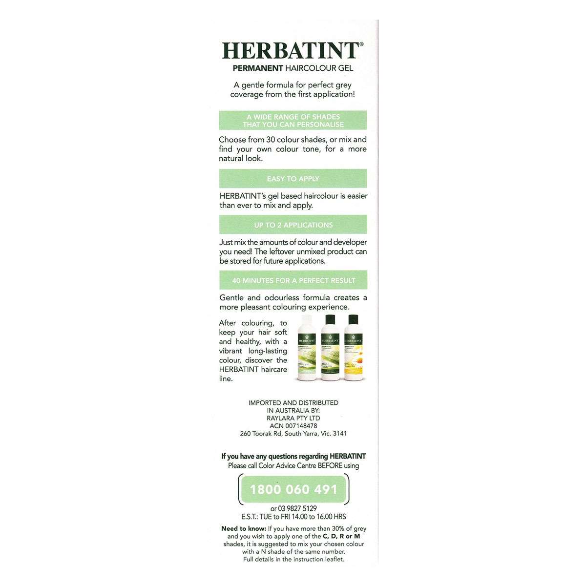 Herbatint Permanent Hair Colour Gel 5N Light Chestnut 150ml