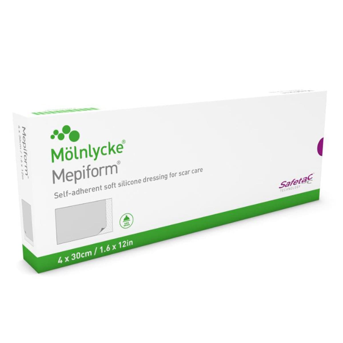 Mepiform Wound Dressing 293100 4cm x 30cm 5 Pack