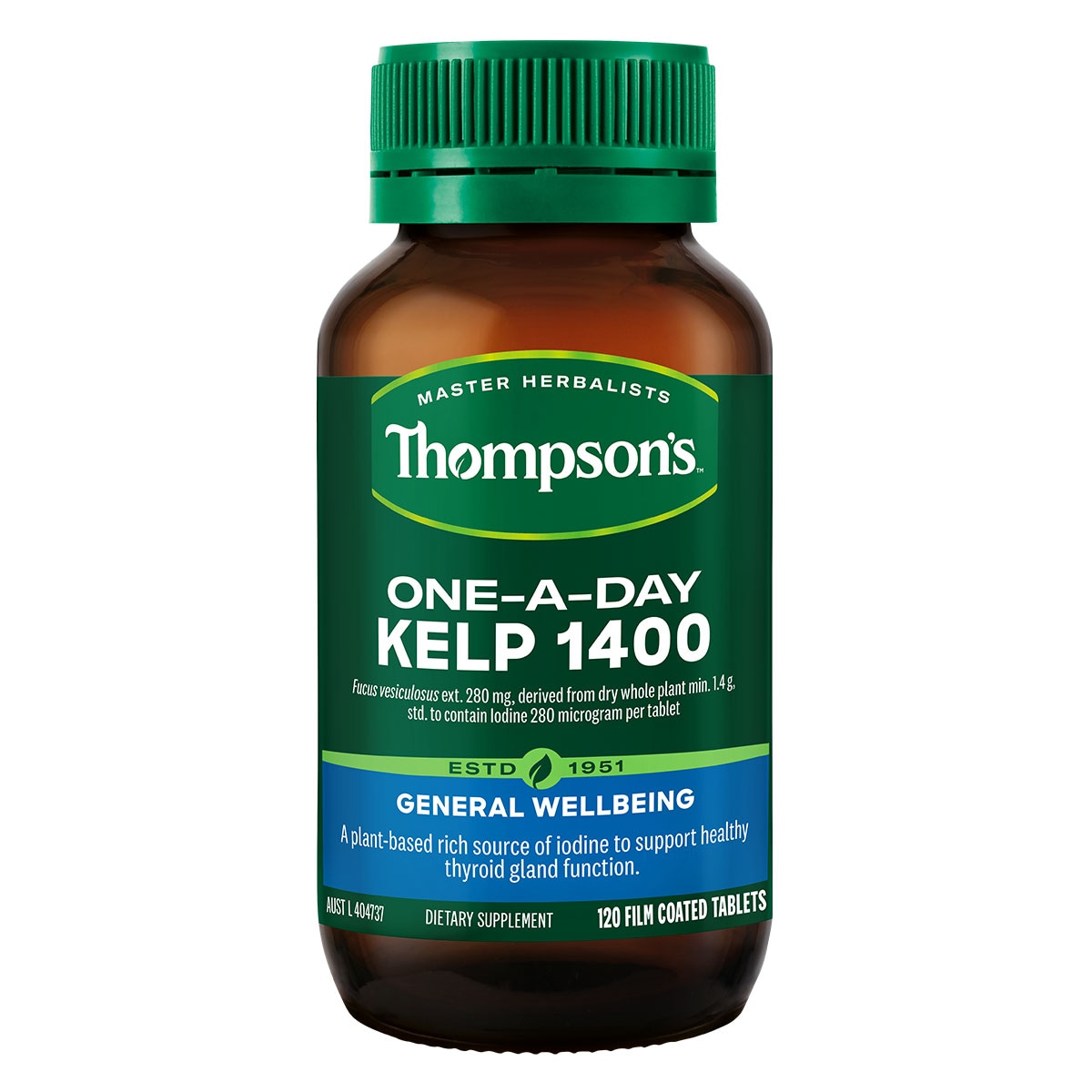 Thompsons Kelp 1400mg 120 Tablets Australia