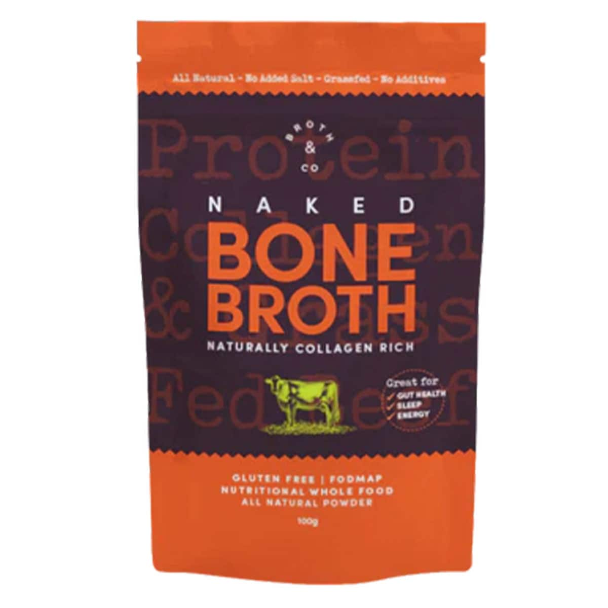 Broth & Co Naked Beef Bone Broth Powder 100g