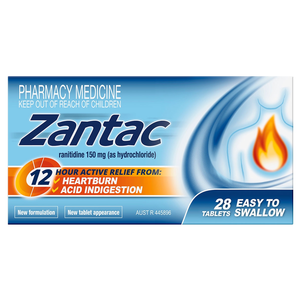 Zantac 12 Hour 150mg 28 Tablets