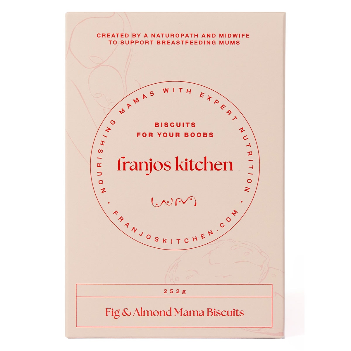 Franjos Kitchen Lactation Biscuits Fig & Almond 250g