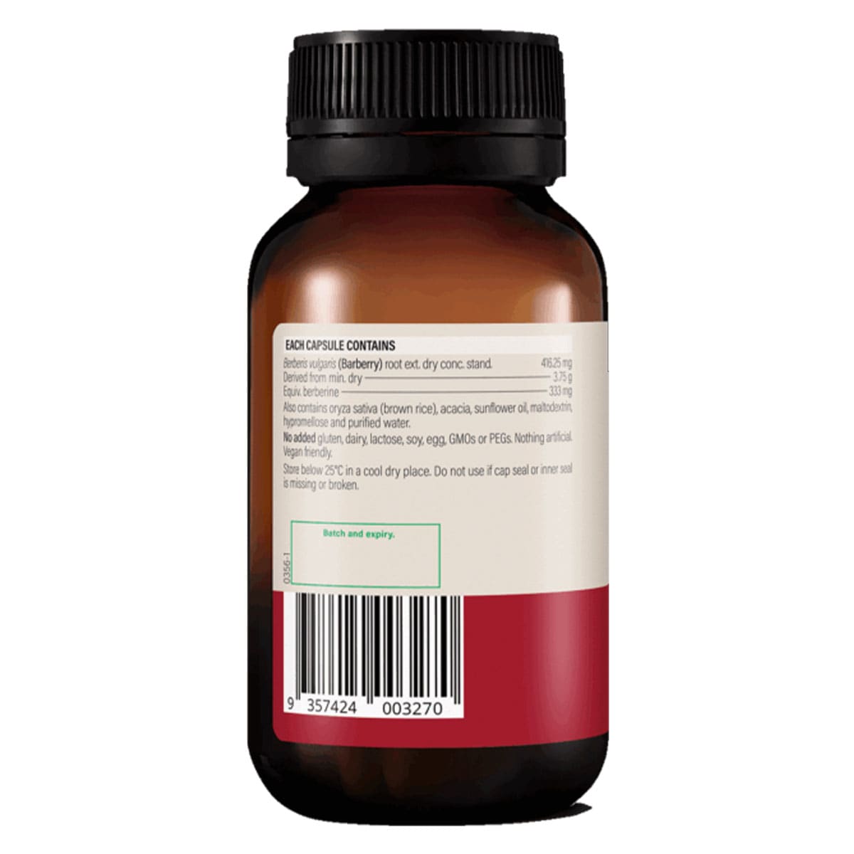 Wanderlust Berberine 333mg - 120 Capsules