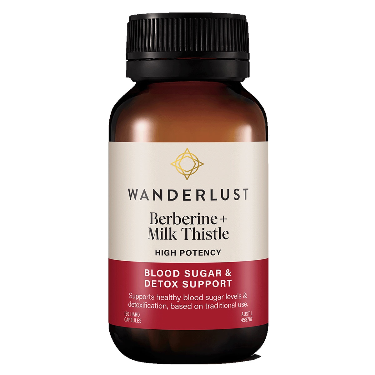 Wanderlust Berberine + Milk Thistle 120 Capsules