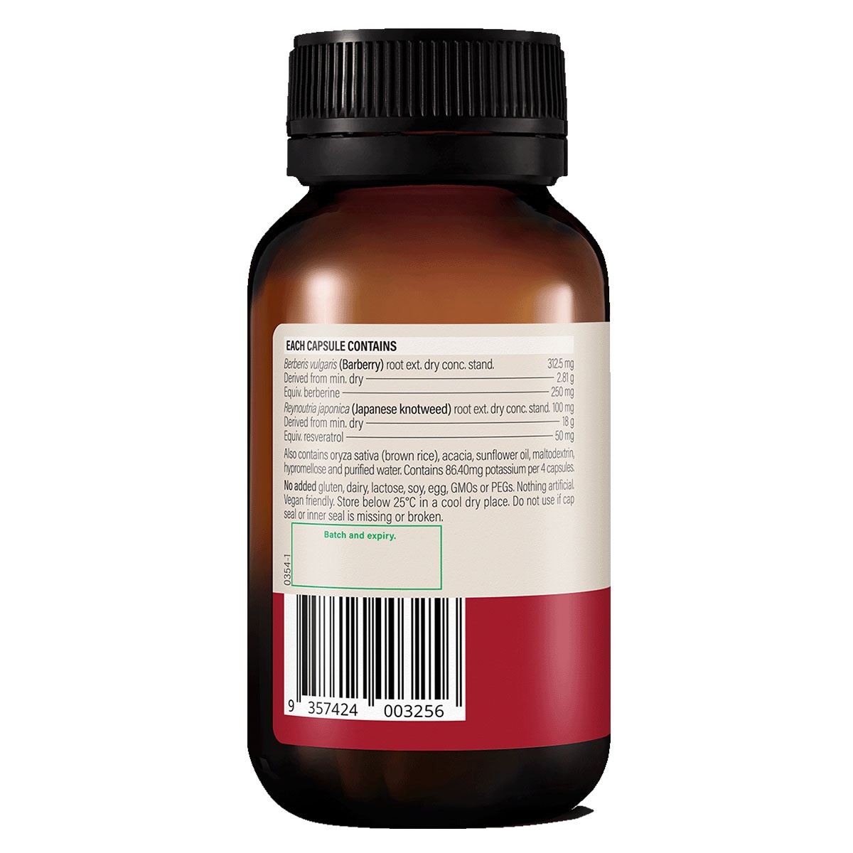 Wanderlust Berberine + Resveratrol 120 Capsules