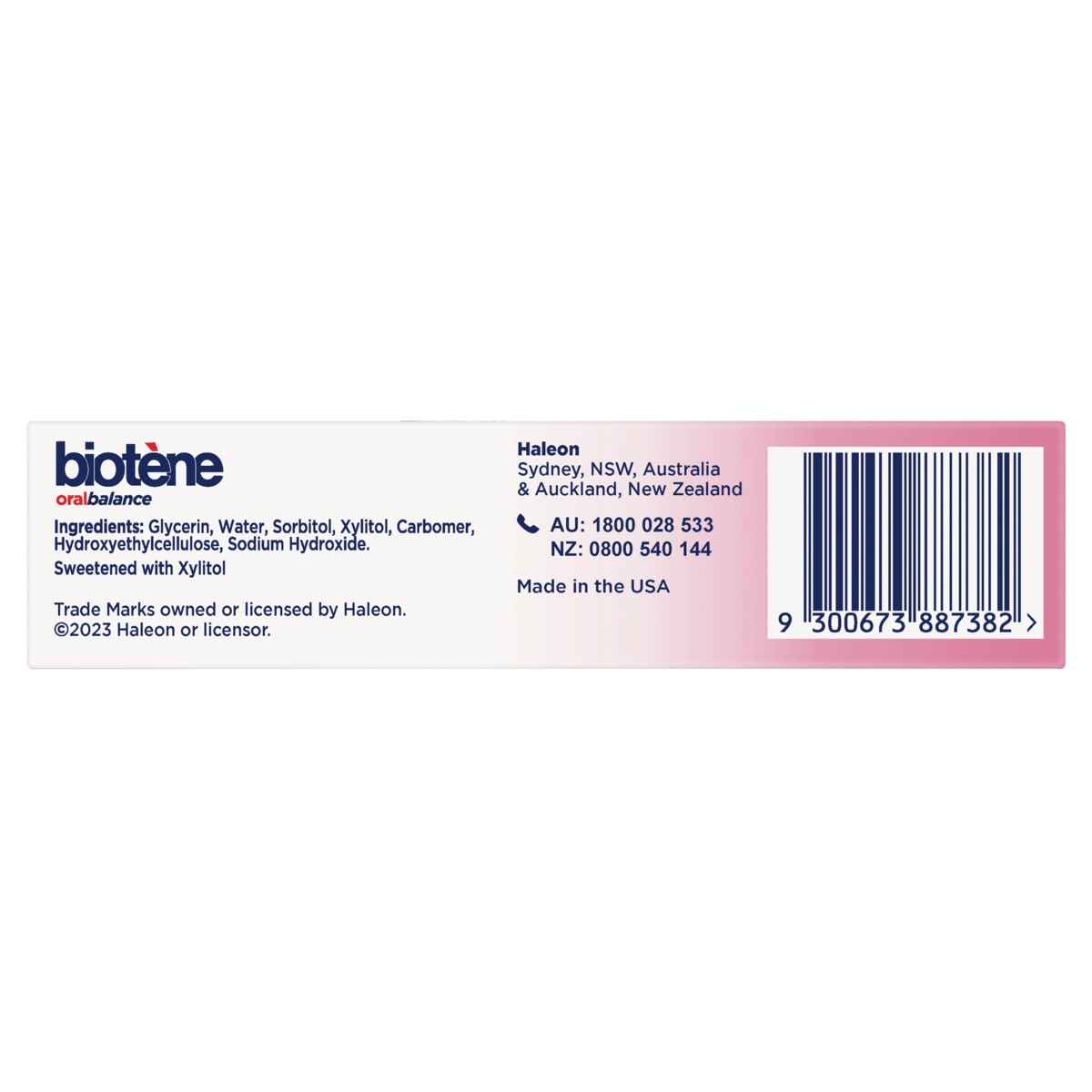 Biotene Oral Balance Dry Mouth Moisturising Gel 42g