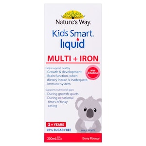 Natures Way Kids Smart Liquid Multi + Iron 200ml