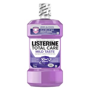 Listerine Total Care Zero Alcohol 10 in 1 Mouthwash 750ml